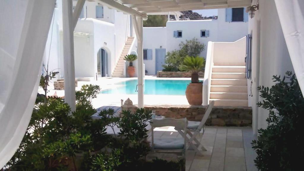 Blue Daisy House, Ornos, By Myconbay Mykonos Villa Oda fotoğraf